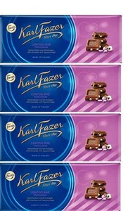 FAZER Karl Fazer Liquorice drage in milk chocolate 8 x 200 g (8 pcs) - Picture 1 of 1