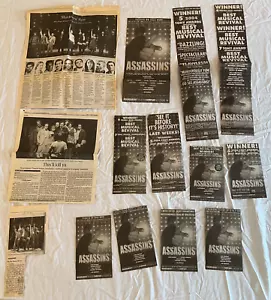 14 Assassins Broadway Revival Musical Zeitungsanzeigen OBC/Tony RAR - Bild 1 von 1