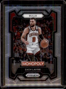 2023-24 Zach LaVine Panini Monopoly Prizm #17 Chicago Bulls - Picture 1 of 2