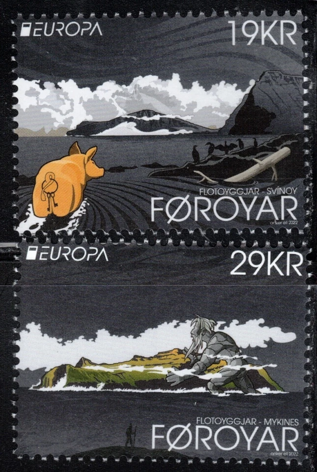 2022 Faroe Isl. Europa CEPT Stories & Myths MNH - Image 1 of 1