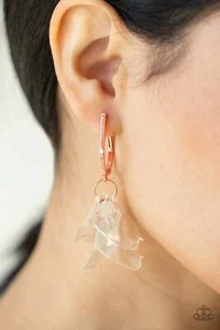 Paparazzi: Jaw-Droppingly Jelly - Copper Earrings - Picture 1 of 2