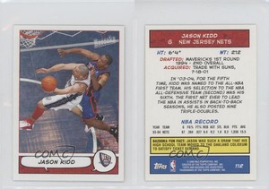 2004-05 Topps Bazooka Minis Jason Kidd #112 HOF