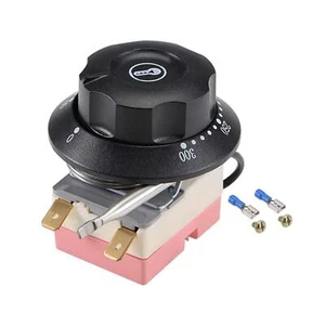 Termostato capillare NC 250V 16A 50-300C 2m con 2 viti 2 terminali a crimpare - Foto 1 di 4