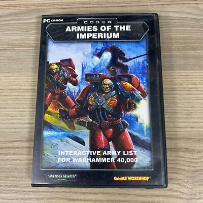 UNTESTED CODEX ARMIES OF THE IMPERIUM INTERACTIVE ARMY BUILDER PC CD-ROM - Image 1 of 3