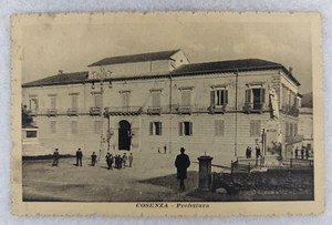 animierte Postkarte Cosenza Präfektur gereist 1916 Kleinformat - Bild 1 von 14