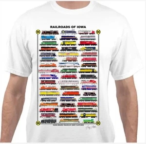 Camiseta Railroads of Iowa Railroad de Andy Fletcher - Imagen 1 de 1