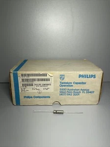 Phillips M39006/25-0232H Cap Tant Wet 330uF 50V 10% (10.31 X 28.6)Axial(0.01%FR) - Picture 1 of 7