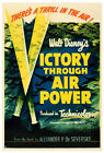 Victory Through Air Power - Seconde Guerre mondiale - 1943 - Dessin animé de Walt Disney - Affiche de film