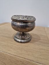 Vintage Small Silver Plated Ianthe Rose Bowl 7.5cm Tall