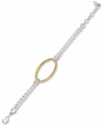 Pulsera de cadena de eslabones y lazos de dos tonos Lucky Brand para mujer Foto 1 de 2