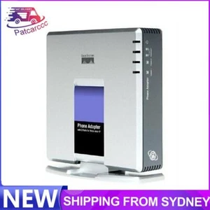 Unlocked Linksys PAP2T VoIP Phone Voice Adapter SIP with 2 FXS Ports +AU Plug - Picture 1 of 6