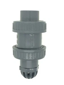 PVC Kugelsichere Fußventile Lösungsmittelschweißnaht und BSP 1/2"" bis 2"" Rückschlagventile - Bild 1 von 3