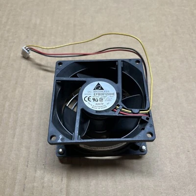 Delta FAN PN: EFB0812HHE IBM 59P2572 Case Fan 59P2381 three pin three wire - Image 1 of 4