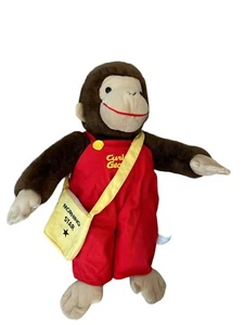 Curious George Monkey Newspaper Boy Plush Soft Toy Network 21” Stuffed - Picture 1 of 7