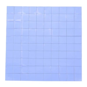 100x 10x10x1mm silicone thermal pad for conductive heat sink Insulation9059 - Afbeelding 1 van 9