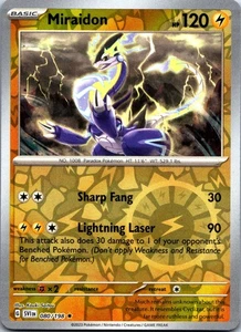 Miraidon Reverse Holo Rare SVI SV01: Scarlet & Violet Base Set 080/198 NM - Bild 1 von 2