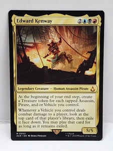 1x Edward Kenway, NM, Assassin's Creed (ACR), Magic: the Gathering, MtG - Picture 1 of 12