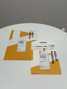 Aviationtag Lufthansa Airbus A320 A320-211 D-AIPF NEU - Bild 1 von 4