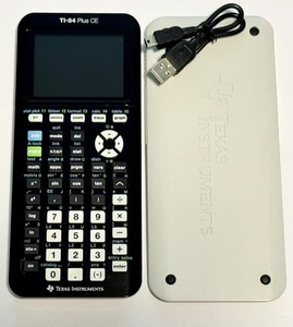 Texas Instruments TI-84 Plus CE Graphing Calculator with Charging Cable Black - Picture 1 of 4