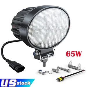 65W Oval LED work Light Tractor Lamp for John Deere 7020-7030 8020-8030 60Series - Picture 1 of 10
