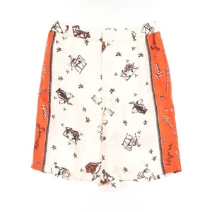 Pantalones cortos FENDI Astrology Print FB0936 seda blanco rojo multicolor #4... - Imagen 1 de 7
