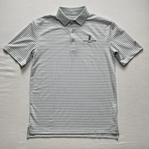 Callaway Polo Shirt Mens Small Striped Opti-Dri Golf Ritz-Carlton Cancun Hotel - Picture 1 of 13