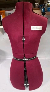 Dritz My Double Dress Form Full Figure Burgundy No stand - Picture 1 of 8
