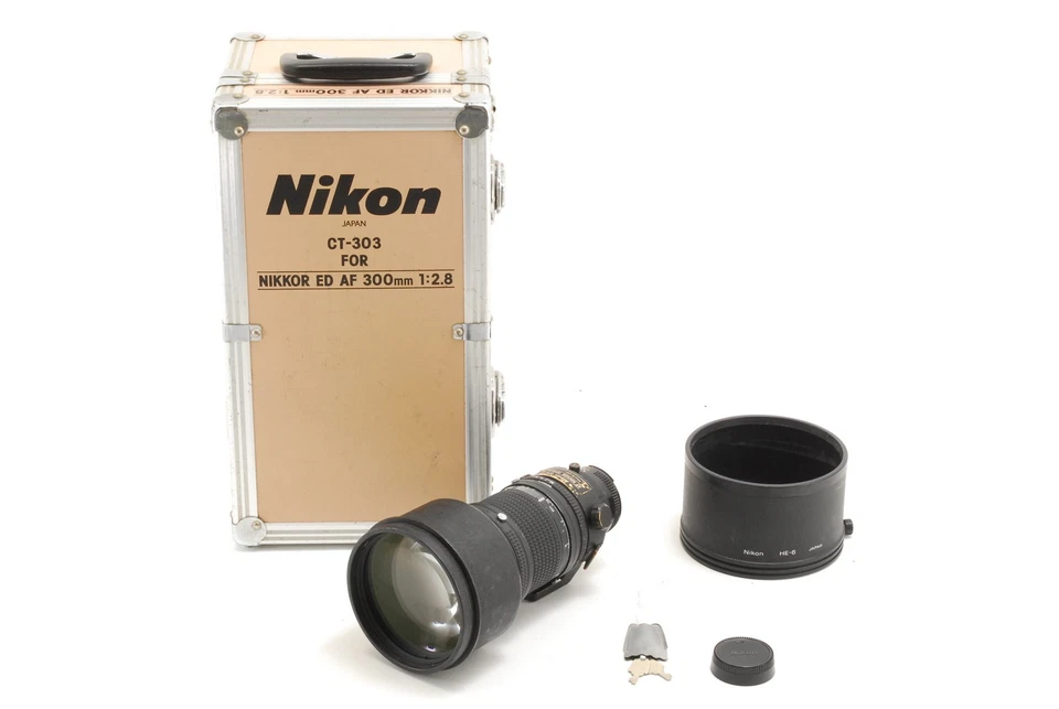 [Near MINT]  Nikon AF Nikkor 300mm f/2.8 ED IF Telephoto Prime Lens CT-303 Case - Image 1 of 4