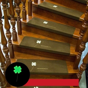 Sicherheitsverbessernde Treppenmatte rutschfest Massivholz Fußmatte Schutzmatte - Bild 1 von 59