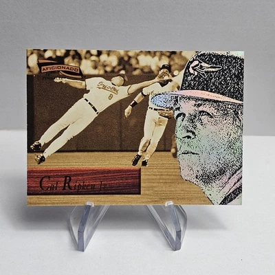 Бейсбольный мяч Cal Ripken Jr. 1996 Pinnacle Aficionado No18 HOF Baltimore Orioles - Изображение 1 из 2