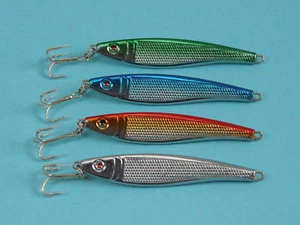 Pilker-Set: 4 x Hering 125 gr. Dorsch, Heringspilker, Seebarsch - Bild 1 von 1
