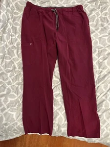 Koi Next Gen Burgundy Scrub Pants, XL/P (Set Of 5) Plus Bonus Jogger XL/P - Picture 1 of 2
