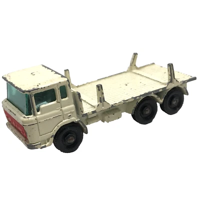 Lesney Matchbox DAF Girder Truck No. 58 1968 White Made in United Kingdom - Image 1 of 4