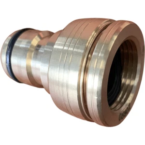 ZORRO Brass Tap Adaptor 19mm & 25mm BSP Thread x 19mm Hose Connection - Picture 1 of 2