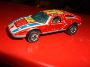 HOT WHEELS REDLINE FLYING COLORS 1974 Mercedes C-111-red - Picture 1 of 3