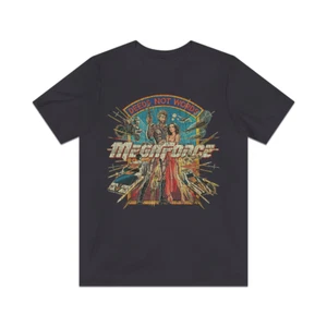 MegaForce Deeds Not Words 1982 Vintage Herren T-Shirt - Bild 1 von 42