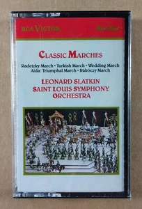 Classic Marches Leonard Slatkin Saint Louis Symphony Orchestra RCA CrO2 Cassette - Picture 1 of 2