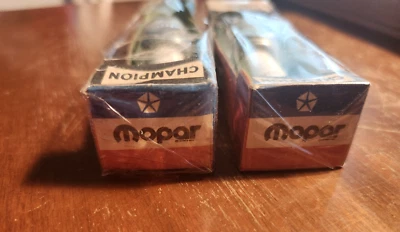 Vintage (2) MOPAR 1970's Champion Spark Plugs N-13Y Chrysler, Dodge, Plymouth - Image 1 of 4