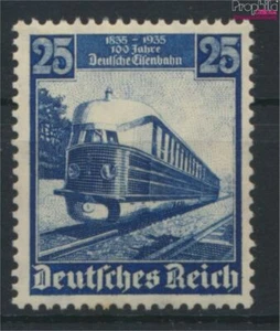 alemán Imperio 582 nuevo con goma original 1935 alemán ferrocarriles (9713599 - Imagen 1 de 1