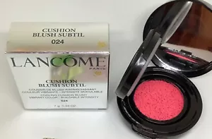 LANCOME PARIS COJÍN RUBOR SUTIL 024 BRILLANTE FRAMBOISE NUEVO EN CAJA .24 oz/7 g - Imagen 1 de 12