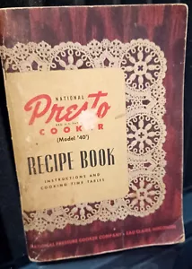 National Presto Cooker Recipe Book - Picture 1 of 2