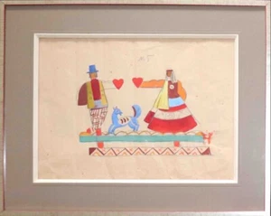 Romans Suta (1896 - 1944) “Decoration sketch”, paper, acrylic; 34x46 cm - Picture 1 of 1
