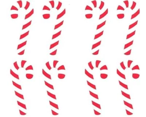 ~ Retired NLA Candy Canes Red White Christmas Mrs Grossman Stickers ~ - Picture 1 of 1