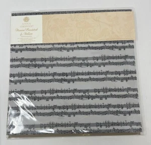 Anna Griffin Musical Cardstock & Vellum 36 Sheets Total New AG1557 - Picture 1 of 2