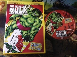 Incredible Hulk When Monsters Meet Limited Edition (DVD)Special Bonus Spider-man - Picture 1 of 1