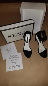 Senso Women's Tiffany Suede Heels - Black - PREOWNED - Picture 1 of 11