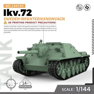 SSMODEL SS144745 1/144 Military Model Kit Sweden Infanterikanonvagn Ikv.72 WAR - Picture 1 of 5