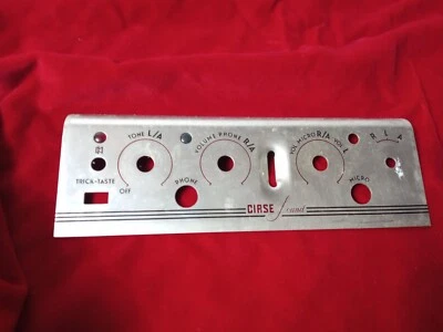 PANNELLO SERIGRAFATO ORIGINALE Proiettore CIRSE SOUND Ricambi ORIGINALI Spares - Immagine 1 di 2