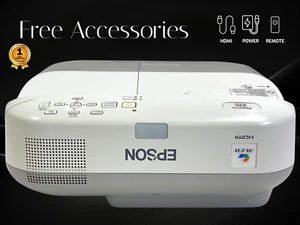 Epson PowerLite 470 3LCD Projecteur 2600 Ansi Ultra Courte Focale HD HDMI W / - Photo 1/11