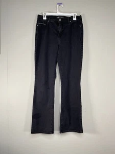 Levi's 512 Perfect Slimming Bootcut Denim Jeans Women's 12 High Rise Black - Picture 1 of 20